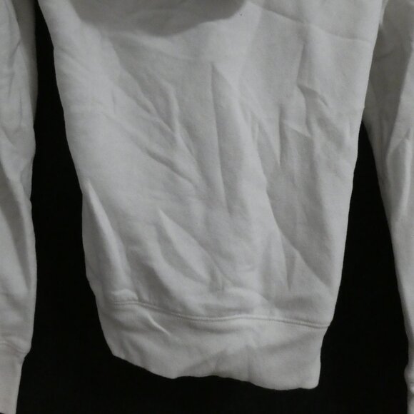 AEROPOSTALE | small | White Zip-Up Hooded Sweatshirt | Bold Aero NY Print Front - Picture 14 of 15